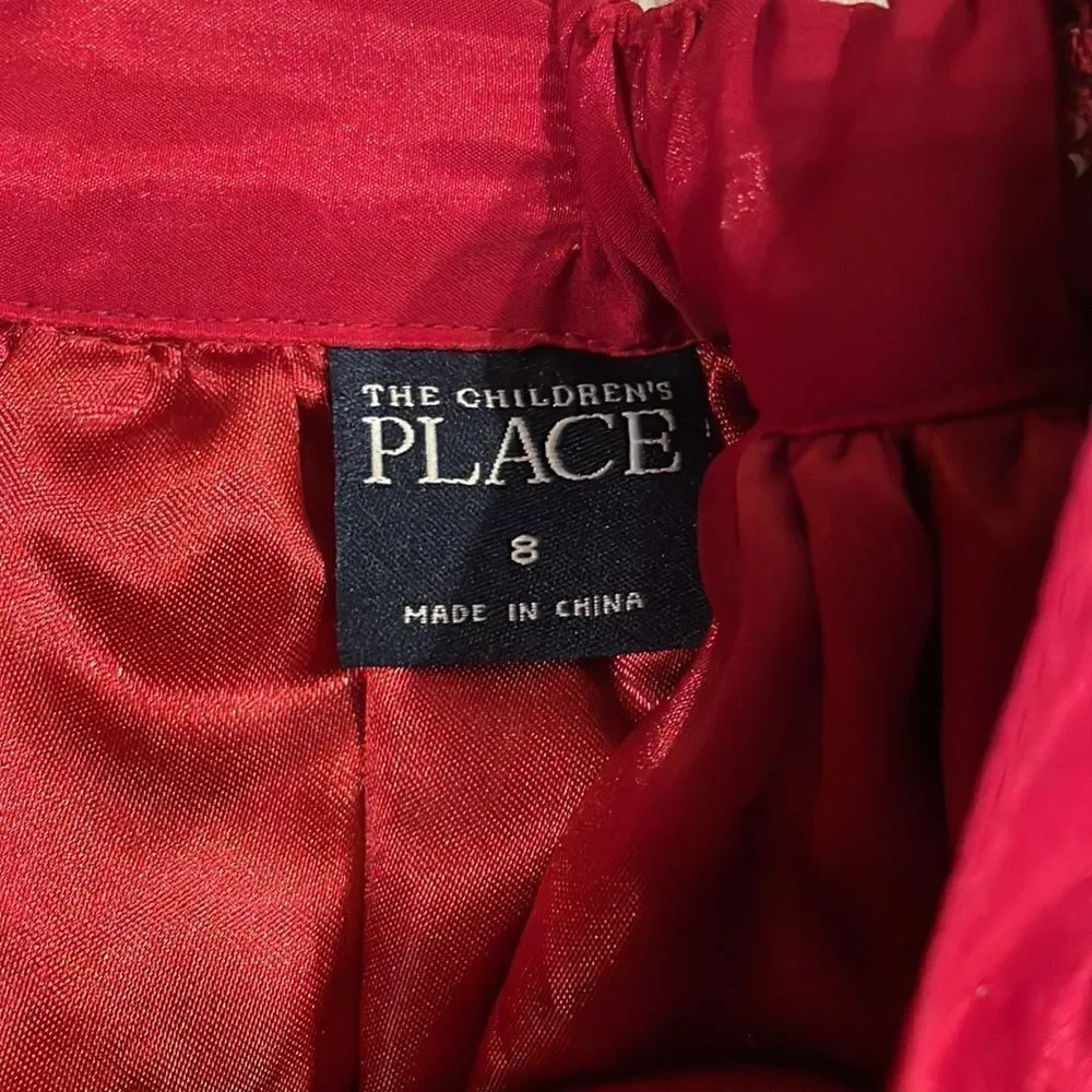 ✨The Children’s Place Red & Black Holiday Maxi Skirt